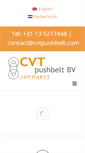 Mobile Screenshot of cvtpushbelt.com