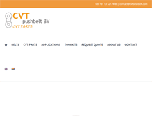 Tablet Screenshot of cvtpushbelt.com